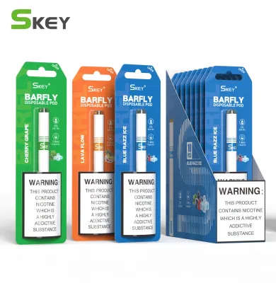 Commerce de gros Vape bas prix Skey Barfly Slim Vape Pen 2 % Nic 500/600 bouffées Cigalike