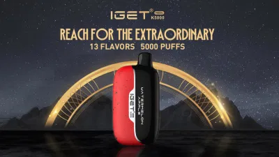 Iget Factory gros Iget Moon K5000 Vape jetable 13 saveurs 5000bouffées